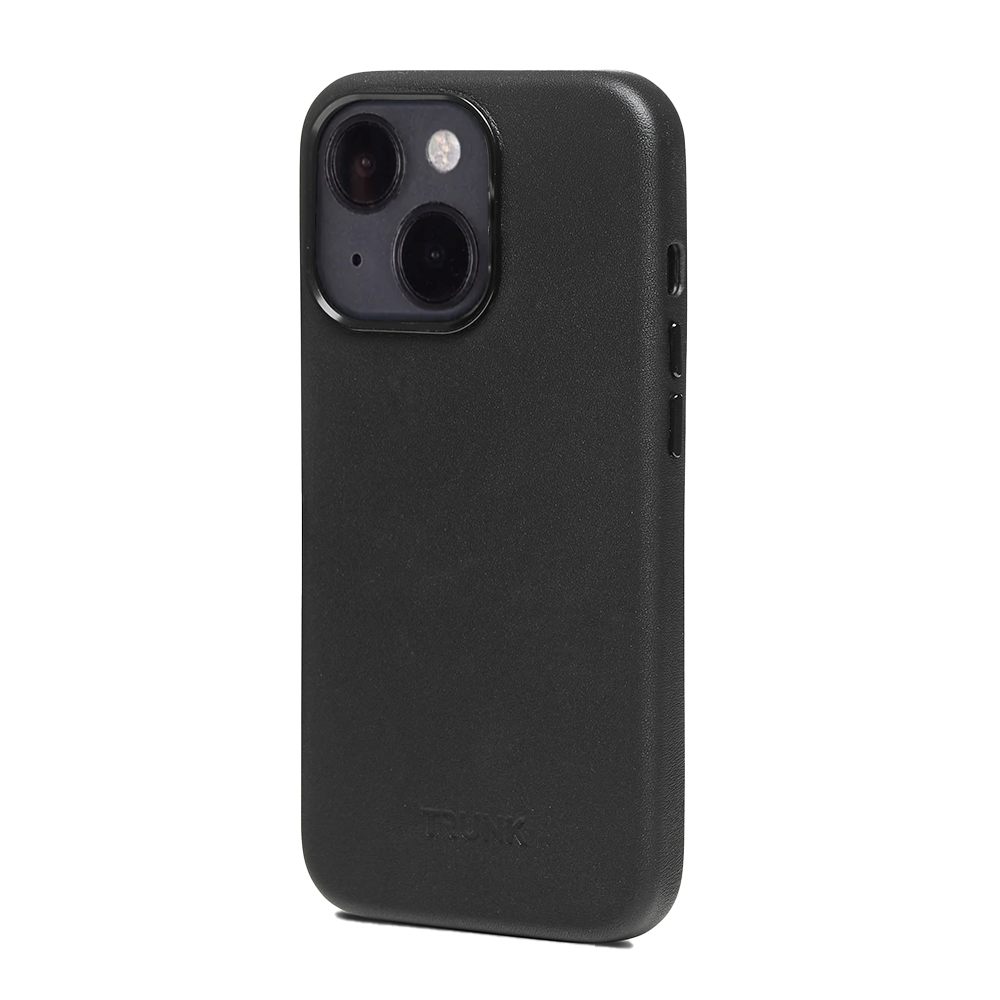 iPhone 13 Trunk Leather Case - Black