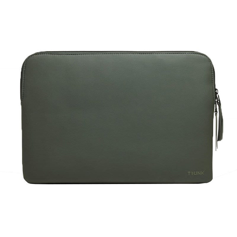 Trunk Water Resistant Sleeve til MacBook / Laptop 13" (32 x 22 x 2 Cm) - Grøn