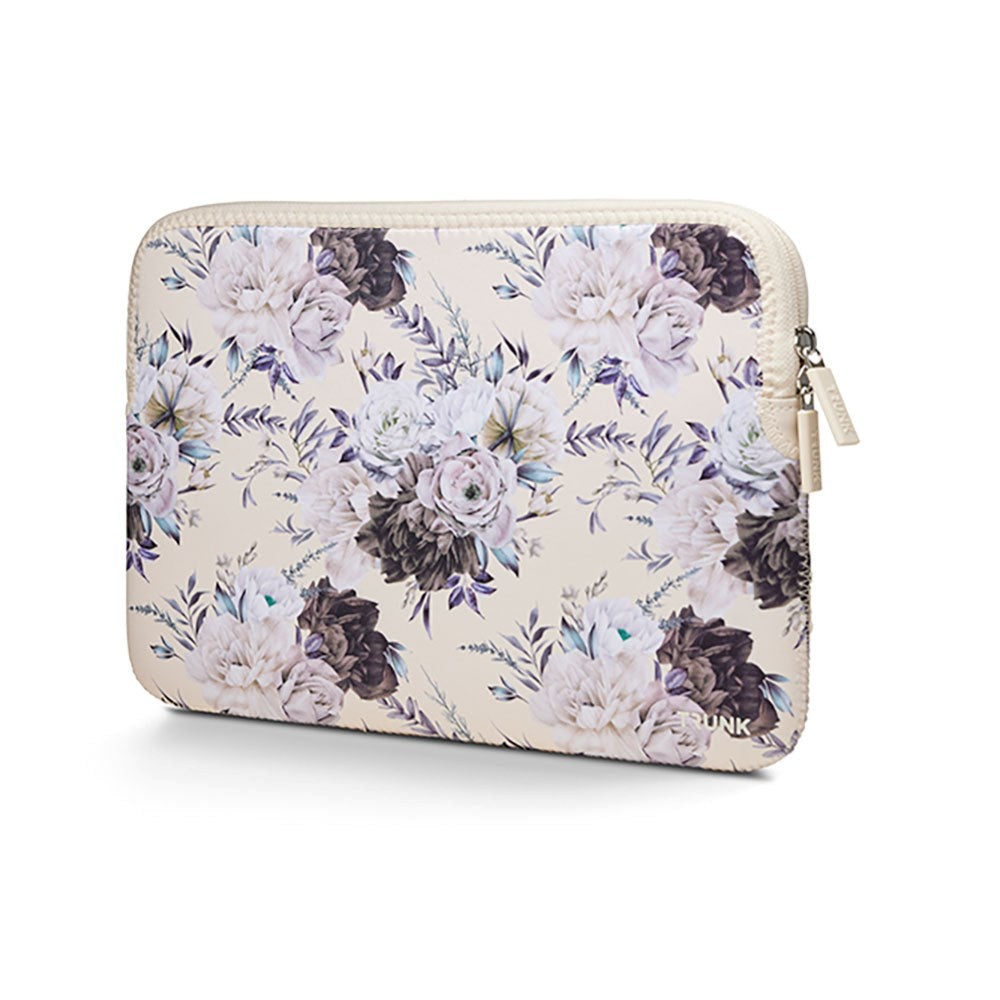 Trunk Neoprene Sleeve For MacBook & Laptop 13" (32 x 22.5 x 2 cm) - Moonlight Flower