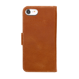 iPhone SE (2022 / 2020) / 8 / 7 / 6 / 6S dbramante1928 Lynge Genuine Leather Magnet Wallet Case Brown