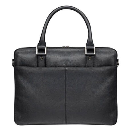 Dbramante1928 "Rosenborg" Genuine Leather 14" (35.5 x 26 cm ) Macbook / Laptop Bag - Pebbled Black