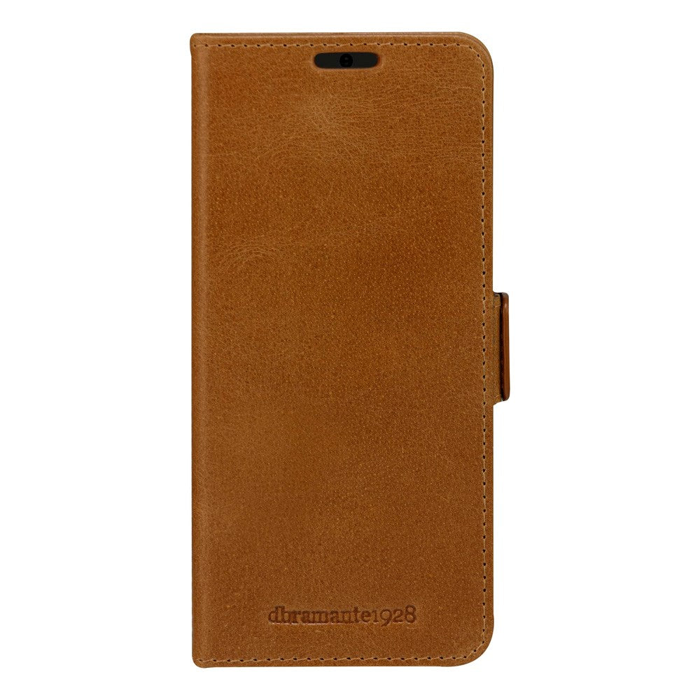Samsung Galaxy S20 dbramante1928 Copenhagen Slim Genuine Leather Flip Case with Wallet - Tan