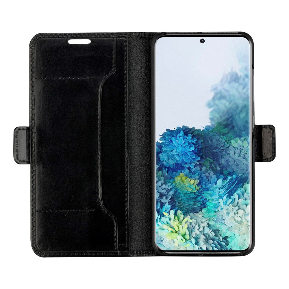 Samsung Galaxy S20+ (Plus) dbramante1928 Copenhagen Slim Genuine Leather Flip Case with Wallet - Black