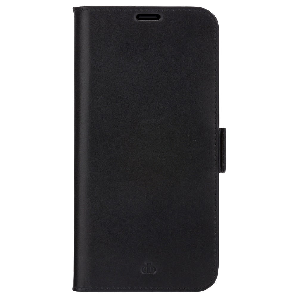 iPhone 13 Pro dbramante1928 Lynge Genuine Leather Magnet Case - Black