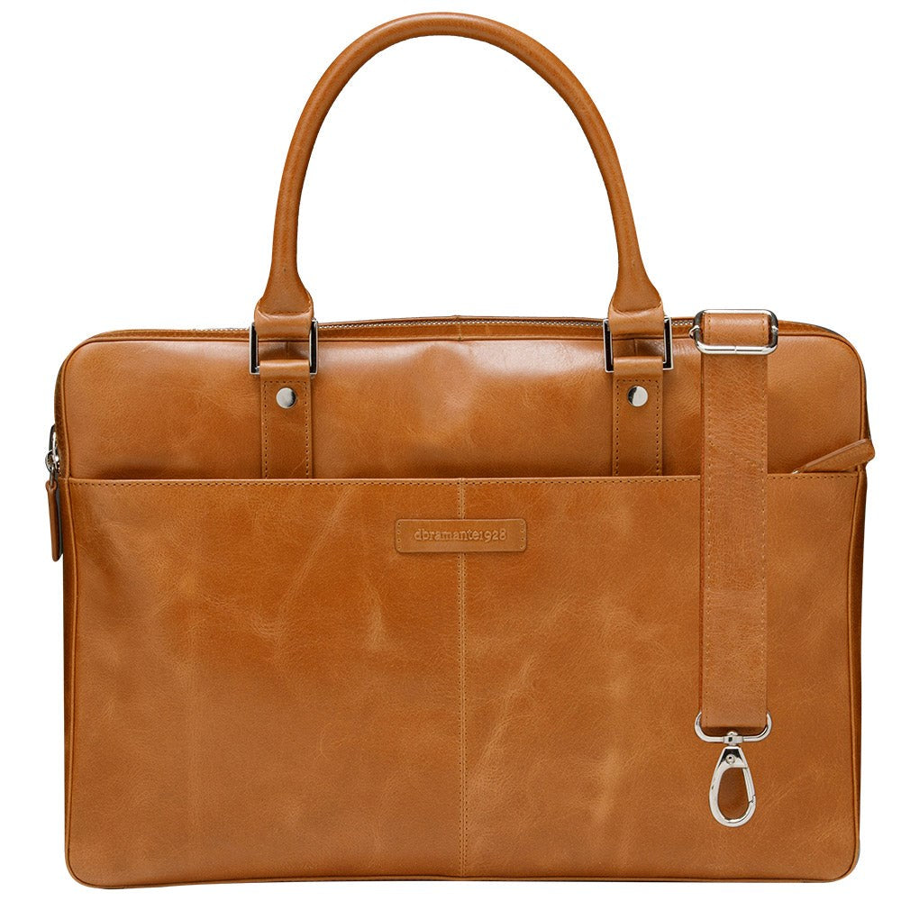 dbramante1928 Rosenborg Business Genuine Leather MacBook / Laptop Bag (270 x 380mm) - Tan