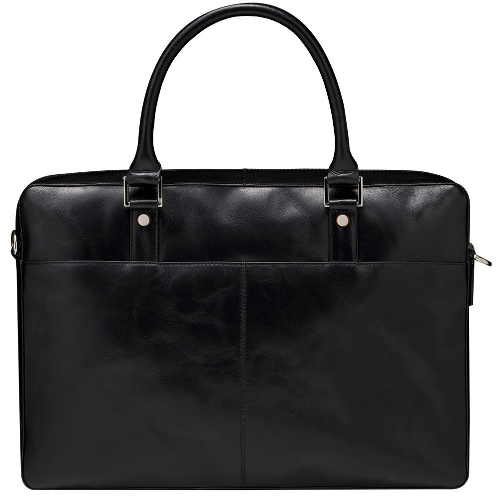 dbramante1928 Rosenborg Business Genuine Leather MacBook / Laptop Bag (270 x 380mm) - Black