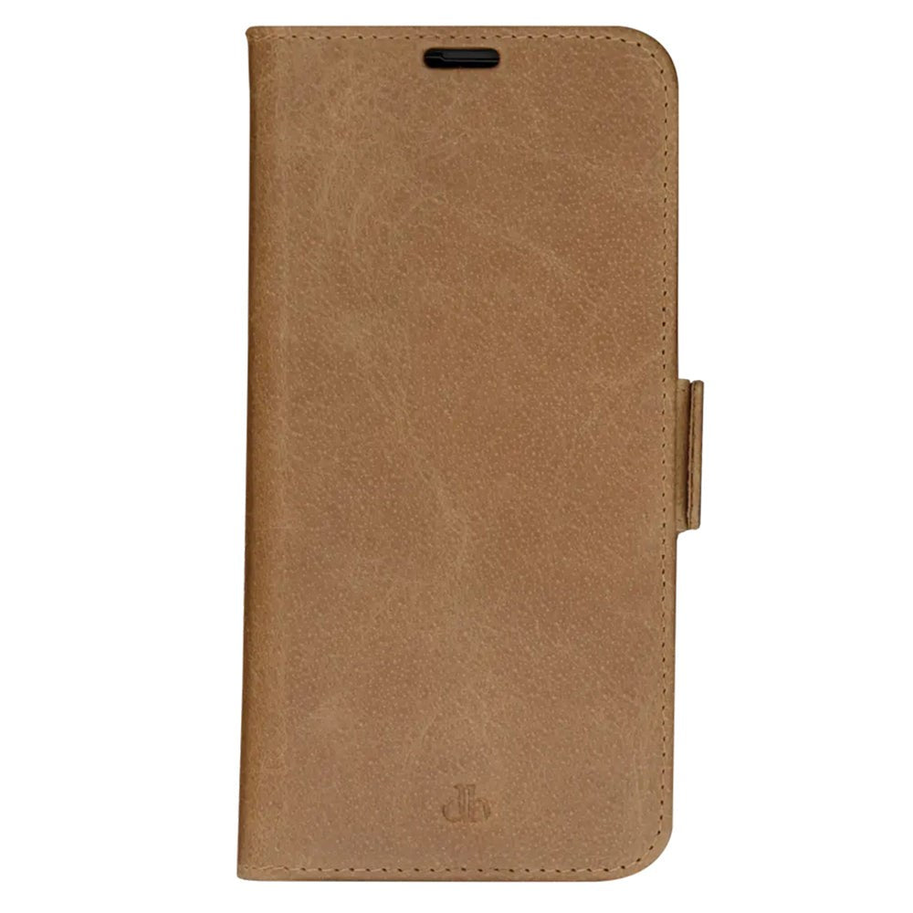 iPhone 12 / 12 Pro dbramante1928 Copenhagen Genuine Leather Magnet Flip Case - Tan