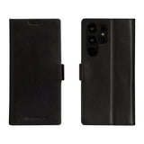 Samsung Galaxy S23 Ultra dbramante1928 Copenhagen Genuine Leather Magnet Flip Case - Black