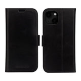 iPhone 15 dbramante1928 Copenhagen Slim Genuine Leather Case w. Wallet - Black