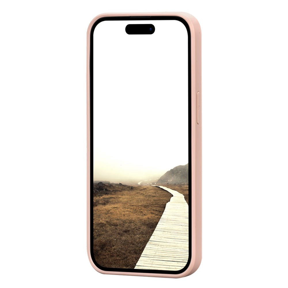 iPhone 15 dbramante1928 Greenland Case - 100% Recycled Plastic - Pink Sand