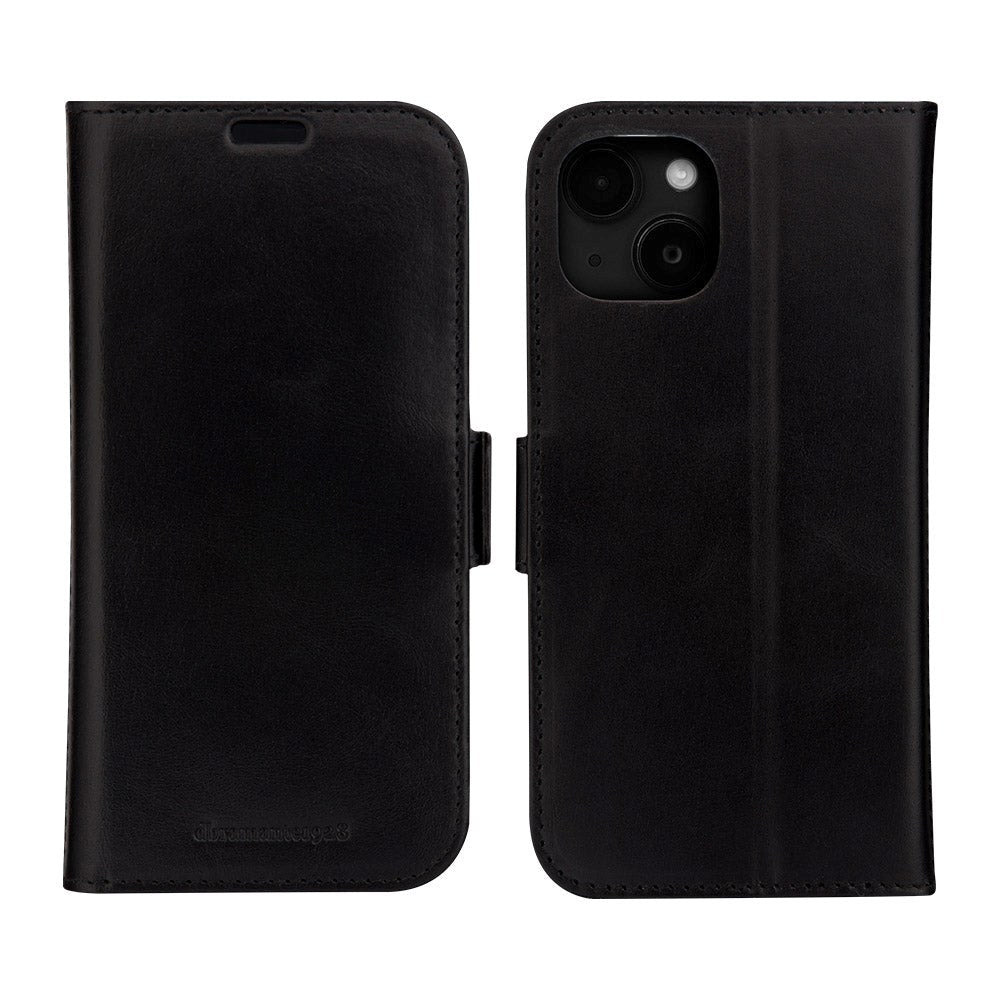 iPhone 15 Plus dbramante1928 Copenhagen Slim Genuine Leather Case w. Wallet - Black