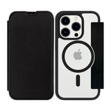 iPhone 15 Pro dbramante1928 Helsinki Case - MagSafe Compatible - Black / Transparent