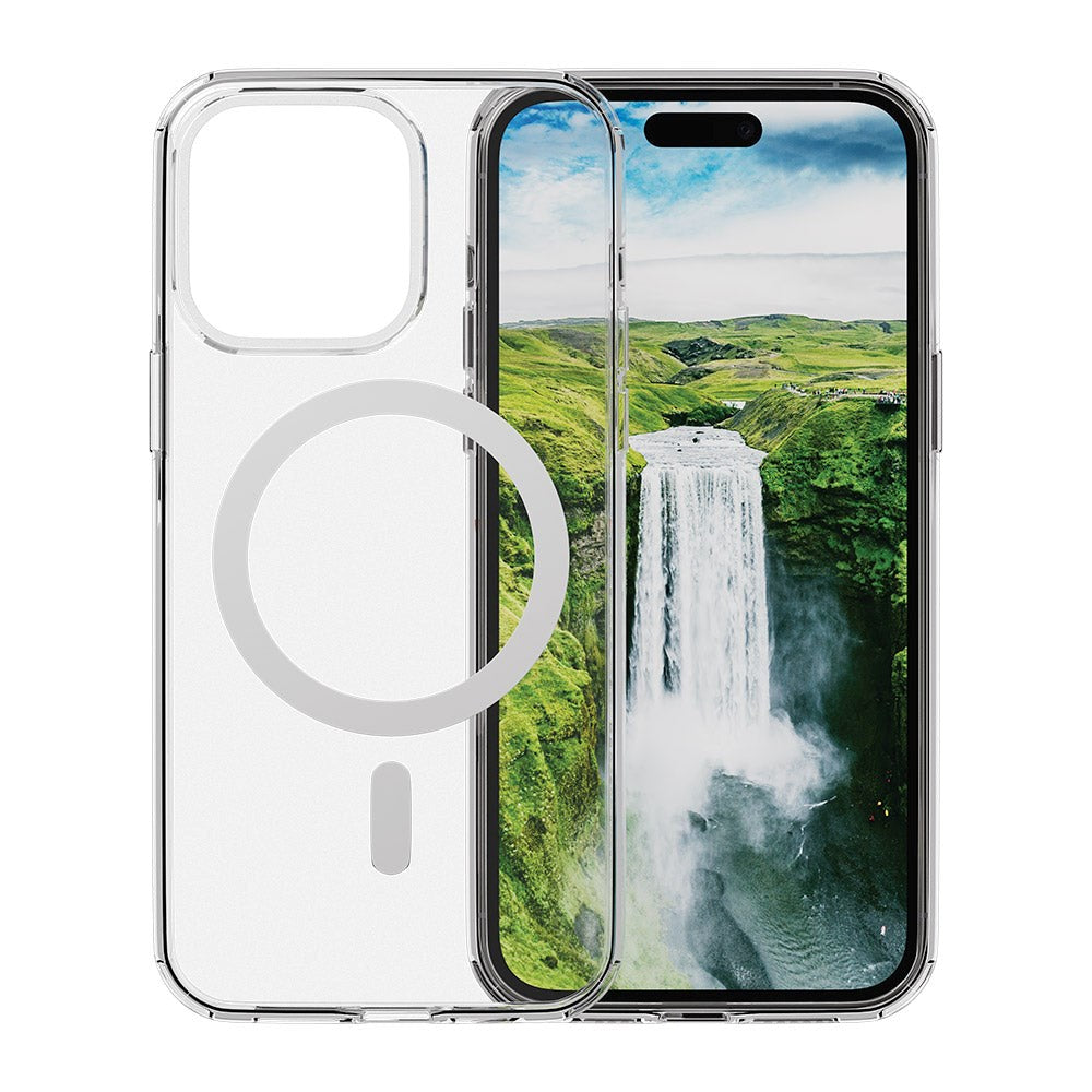 iPhone 15 Pro dbramante1928 Iceland Ultra D3O Case - 100% Recycled Plastic - MagSafe Compatible - Transparent