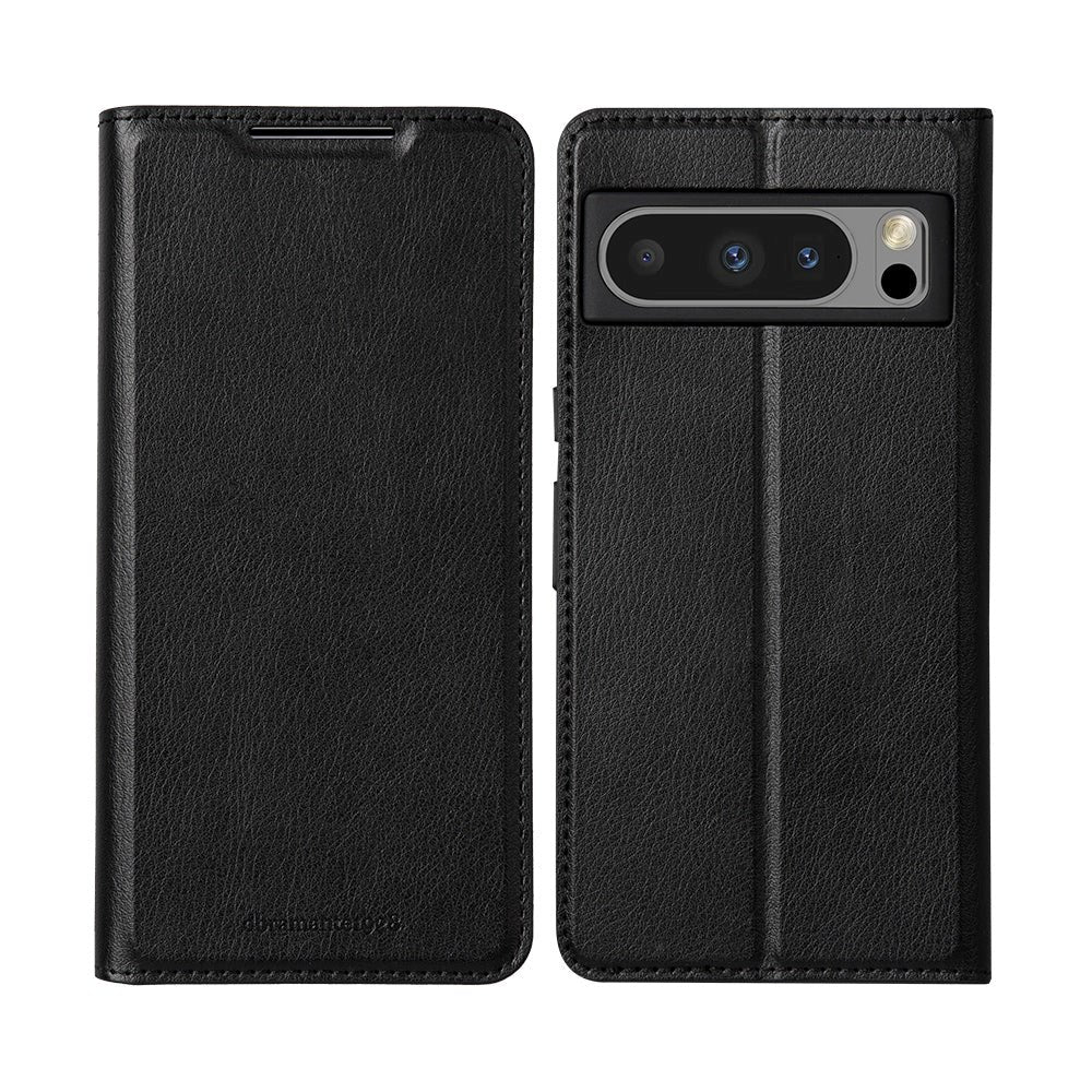 Google Pixel 8 Pro dbramante1928 Oslo Ultra-Slim Leather Case w. Wallet - Black