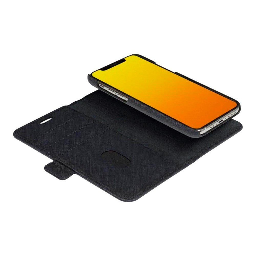 iPhone 11 Pro dbramante1928 New York 2-in-1 Genuine Leather Flip Case - Night Black