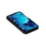 iPhone 12 Mini dbramante1928 New York 2-in-1 Genuine Leather Flip Case - Ocean Blue