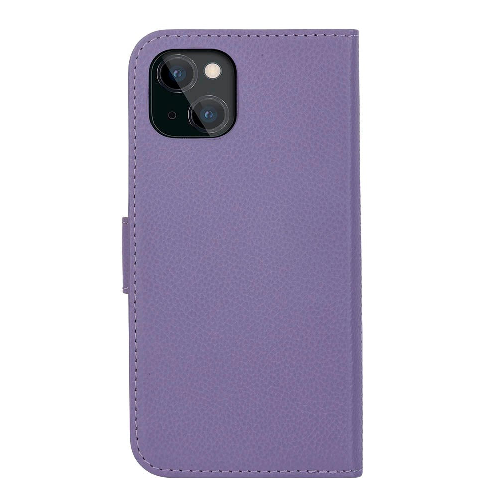 iPhone 13 dbramante1928 New York Magnetic Genuine Leather Wallet Case - Daybreak Purple