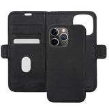 iPhone 13 Pro Max dbramante1928 New York Magnetic Genuine Leather Wallet Case - Night Black