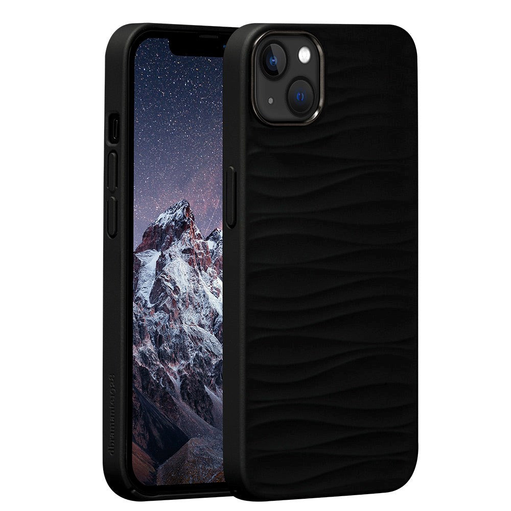 dbramante1928 iPhone 14 Plus Dune Back Case - 100% Recycled Plastic - Black