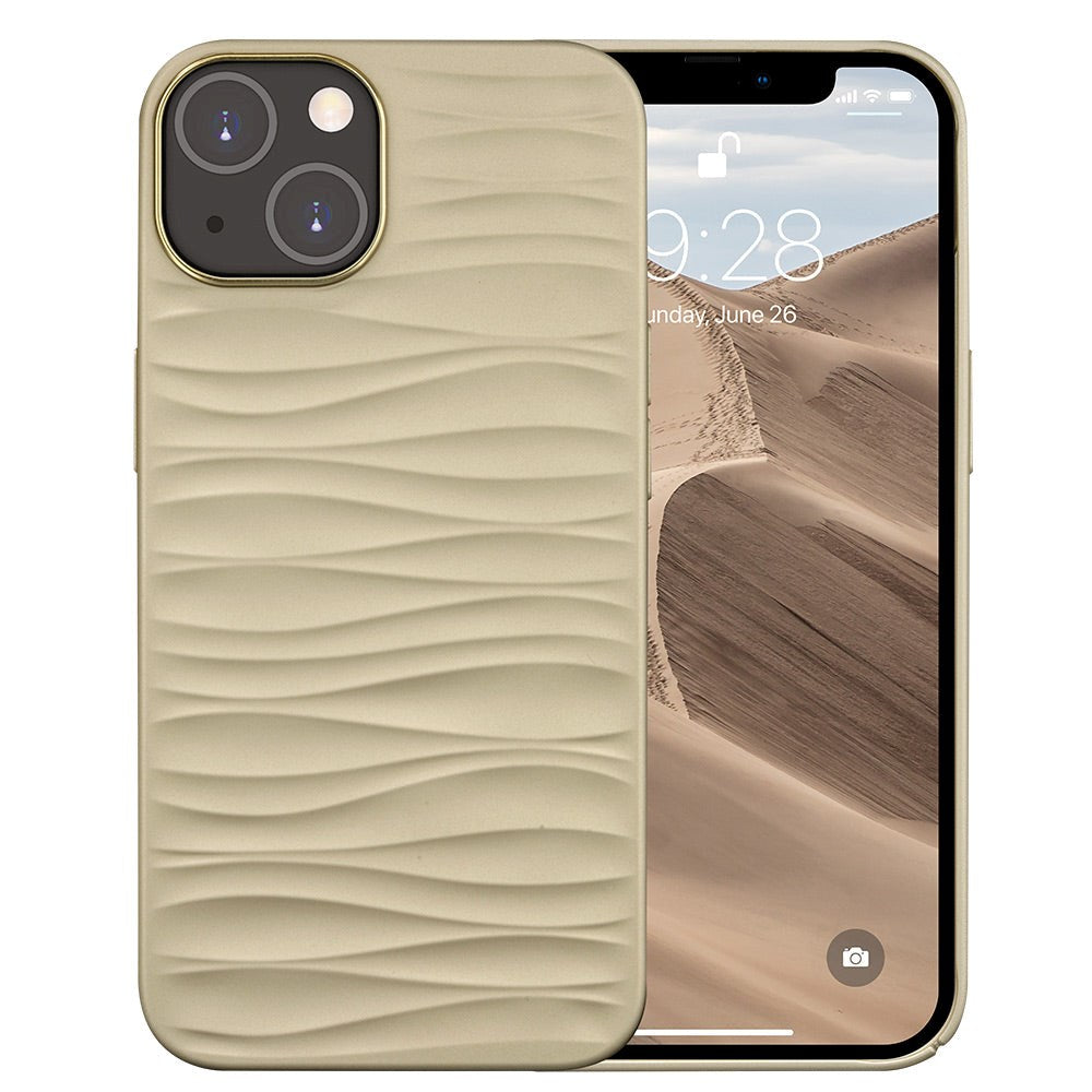 dbramante1928 iPhone 14 Plus Dune Back Case - 100% Recycled Plastic - Sand