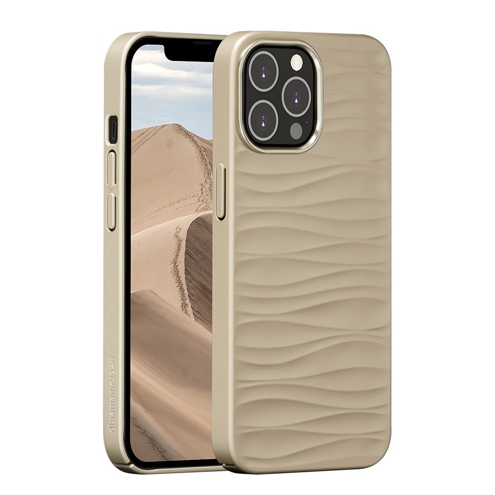 dbramante1928 iPhone 14 Pro Max Dune Back Case - 100% Recycled Plastic - Sand