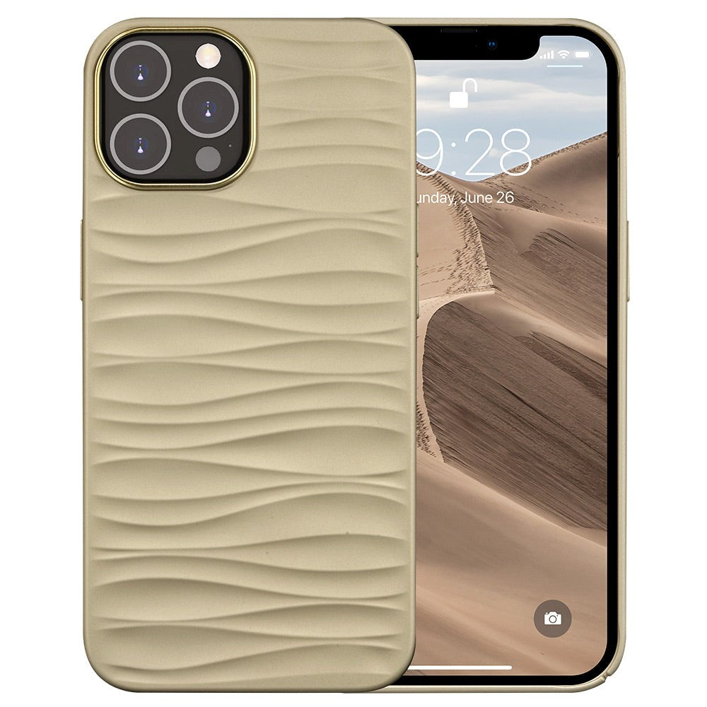 dbramante1928 iPhone 14 Pro Max Dune Back Case - 100% Recycled Plastic - Sand