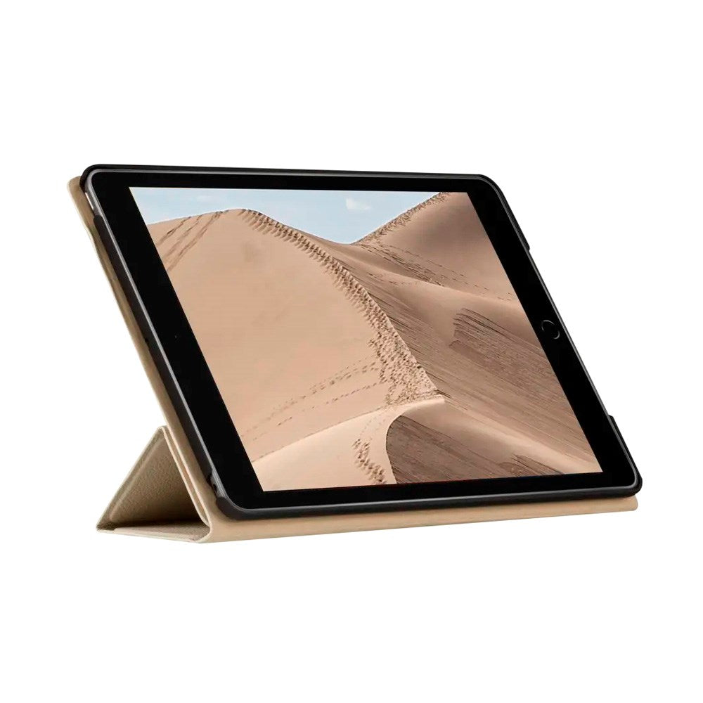 iPad 10.2" (2021 / 2020 / 2019) dbramante1928 Milan Genuine Leather Flip Case - Sand Dune