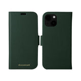 iPhone 15 Plus dbramante1928 New York 2-in-1 Genuine Leather Flip Case - Evergreen