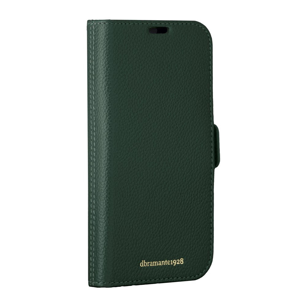 iPhone 15 Plus dbramante1928 New York 2-in-1 Genuine Leather Flip Case - Evergreen