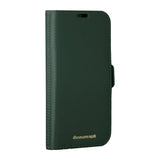 iPhone 15 Plus dbramante1928 New York 2-in-1 Genuine Leather Flip Case - Evergreen