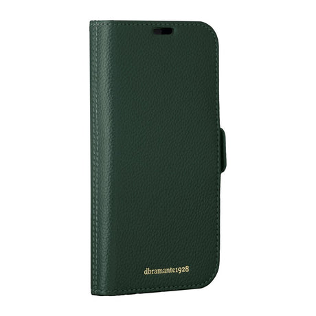 iPhone 15 Plus dbramante1928 New York 2-in-1 Genuine Leather Flip Case - Evergreen