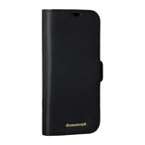 iPhone 15 Plus dbramante1928 New York 2-in-1 Genuine Leather Flip Case - Night Black