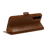 Samsung Galaxy A57 dbramante1928 Oslo Pro Recycled Plastic Flip Case - Dark Tan