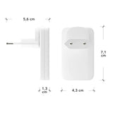 dbramante1928 Slim Wall Charger with 1x USB-C 20W & 1x USB-A 18W - White