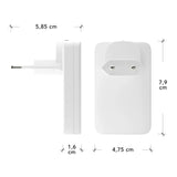 dbramante1928 Slim Wall Charger with 1x USB-C 45W & 1x USB-A 30W - White