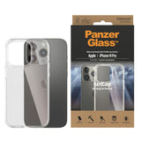 iPhone 14 Pro Back Case PanzerGlass HardCase Antibacterial - Transparent