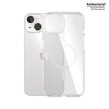 iPhone 14 / 13 Back Case PanzerGlass HardCase Antibacterial - MagSafe Compatible - Transparent