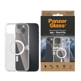 iPhone 14 Plus Back Case PanzerGlass HardCase Antibacterial - MagSafe Compatible - Transparent