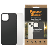 iPhone 14 / 13 PanzerGlass Biodegradeable Case - 100% Plant-Based - Black