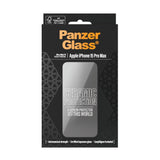 iPhone 15 Pro Max PanzerGlass Ultra Wide Fit Ceramic Screen Protector w. EasyAligner - Black Edge