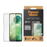 Motorola Moto G04 / G24 / G24 Power PanzerGlass Ultra Wide Fit Screen Protector - Platinum Strength - Black Edge