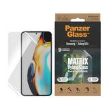 Samsung Galaxy S23+ (Plus) PanzerGlass Matrix Hybrid Glass AntiBacterial Ultra Wide Fit Screen Protector - AlignerKit - Platinum Strength -  Transparent