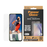 Samsung Galaxy A55 (5G) PanzerGlass Ultra Wide Fit Re:fresh Screen Protector w. EasyAligner - Platinum Strength - Transparent