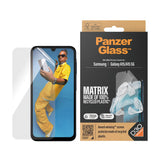 Samsung Galaxy A15 / A15 (5G) PanzerGlass Matrix AntiBacterial Ultra Wide Fit Screen Protector- AlignerKit - Platinum Strength - Transparent