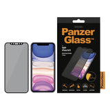 iPhone 11 / XR PanzerGlass Screen Protector - Case Friendly - Privacy - Black