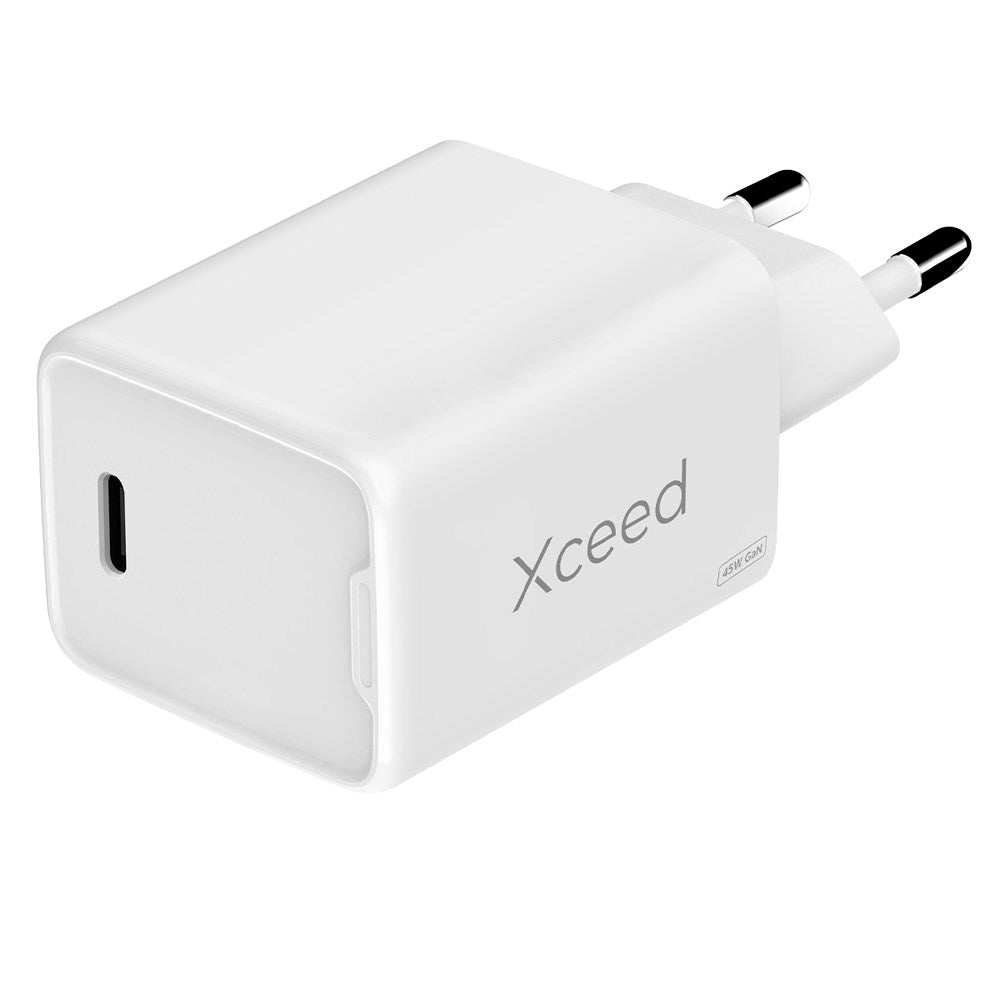 Xceed 45W GaN Wall Charger with USB-C - White