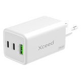 Xceed 100W GaN Wall Charger with 2 x USB-C 1 x USB-A - White