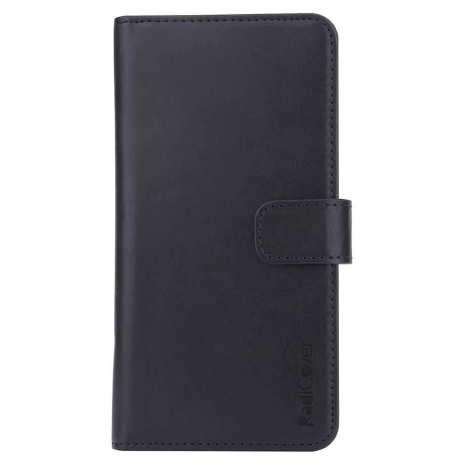 RadiCover 2-in-1 - Genuine Leather Universal Case XXL - 86% Radiation Protection - Black