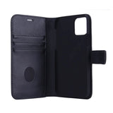 RadiCover 2-in-1 - iPhone 12 / 12 Pro - Genuine Leather Case - 86% Radiation Protection - Black