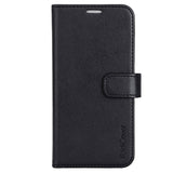 iPhone 15 Pro RadiCover Vegan Leather Flip Case - 86% Radiation Protection - MagSafe Compatible - Black